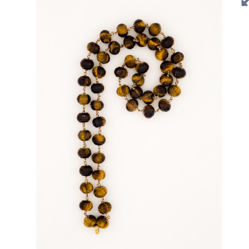 Very Allegra tiger eye chain and charms bundle - Picture 7 of 11